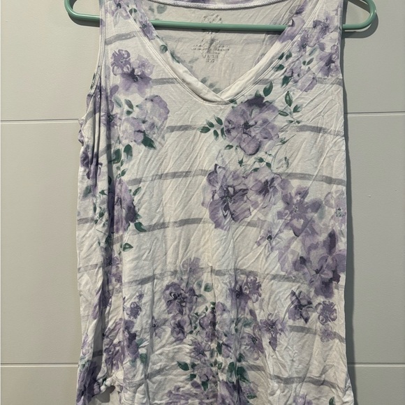 Maurices Purple and Gray Tank Top - Picture 1 of 2